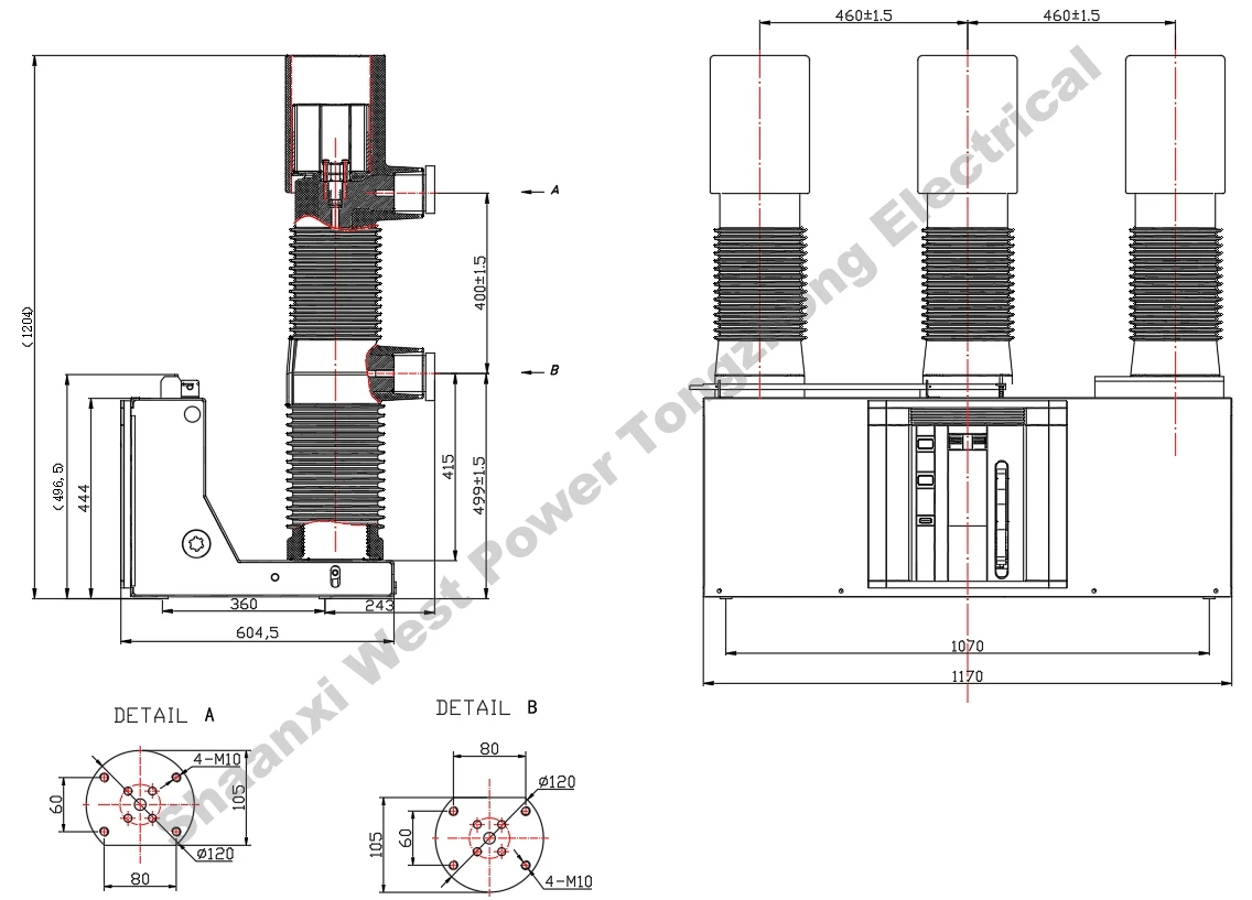 VTZ-405K Vacuum Circuit Breaker factory VTZ-405K Vacuum Circuit Breaker factory